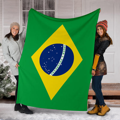 Brazilian Flag Blanket