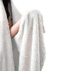 White Tiger Hooded Blanket