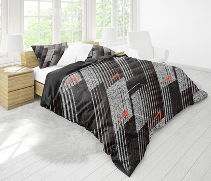 Grey Abstract Bedding Set