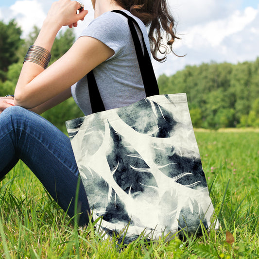 Feathers Canvas Tote Bag