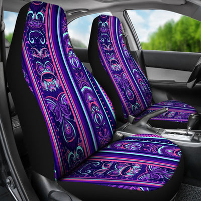 Purple Boho Car Seat Covers