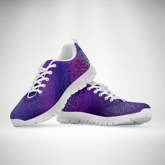 Purple Mandalas Sneakers