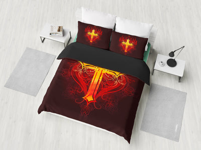 Winged Cross Bedding Set