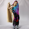 Colorful Abstract Art Hooded Blanket