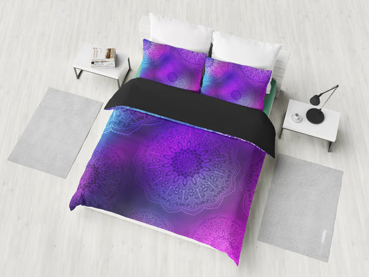 Purple Mandalas Bedding Set
