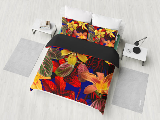 Colorful Flowers Bedding Set