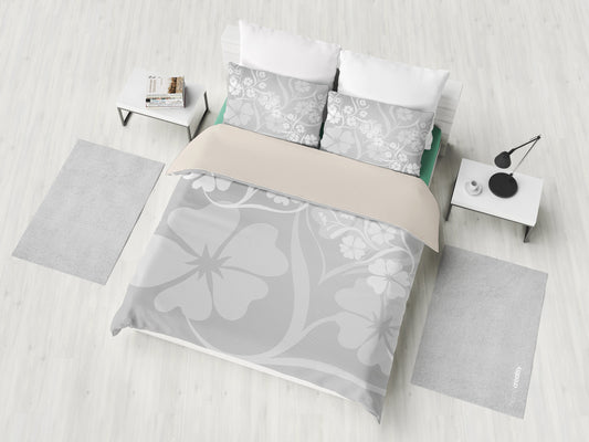 Ivory Flowers Bedding Set