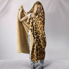 Leopard Print Hooded Blanket