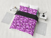 Purple Camouflage Bedding Set
