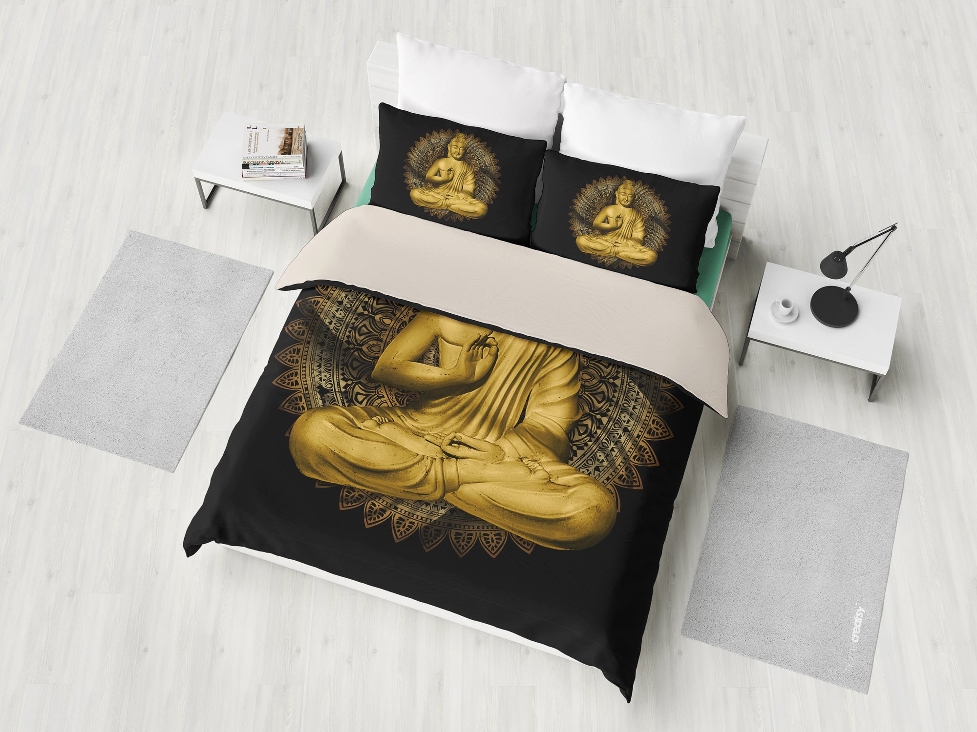 Buddha Statue Bedding Set