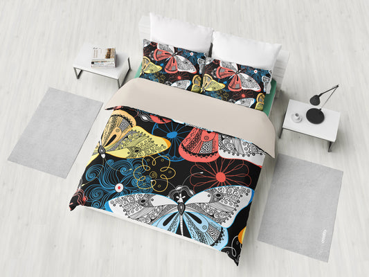 Butterflies Decor Bedding Set