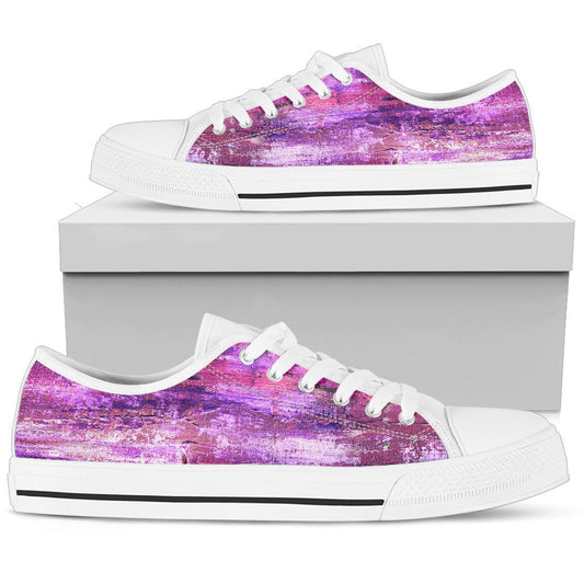 Pink & Purple Abstract Art Shoes