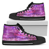 Pink & Purple Abstract Art High Top Shoes