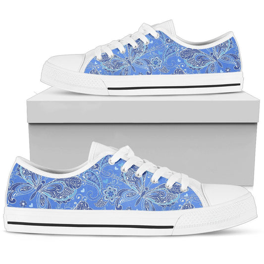 Purple Butterflies Decor Shoes