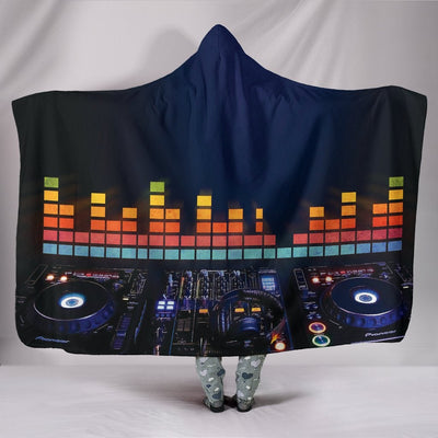 DJ Equalizer Hooded Blanket