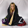 Colorful Abstract Dance Hooded Blanket