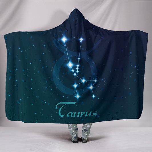 Taurus Zodiac Hooded Blanket