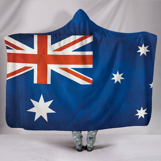 Australian Flag Hooded Blanket