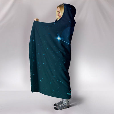 Aries Zodiac Hooded Blanket