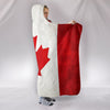 Canadian Flag Hooded Blanket