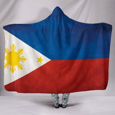 Philippines Flag Hooded Blanket