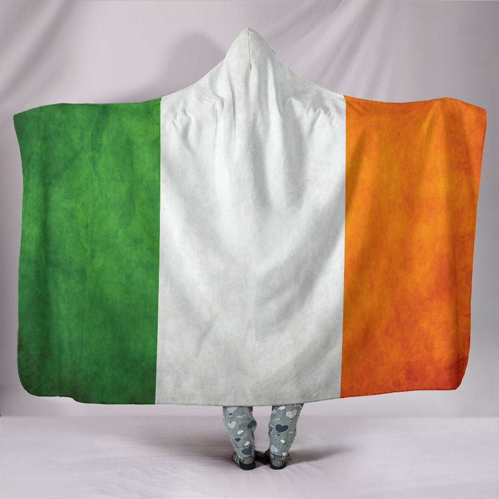 Irish Flag Hooded Blanket