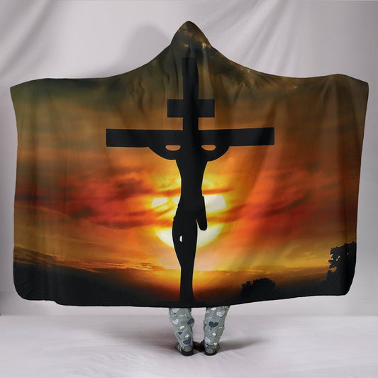 Jesus Christ Hooded Blanket