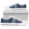 Denim Blue Distorted Abstract Shoes