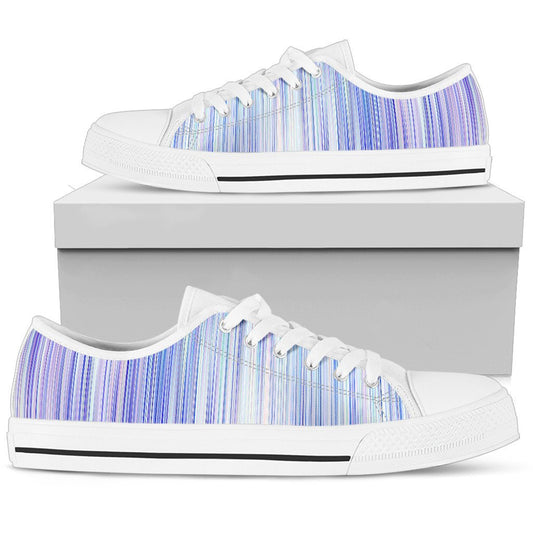 Pink & Blue Stripe Shoes