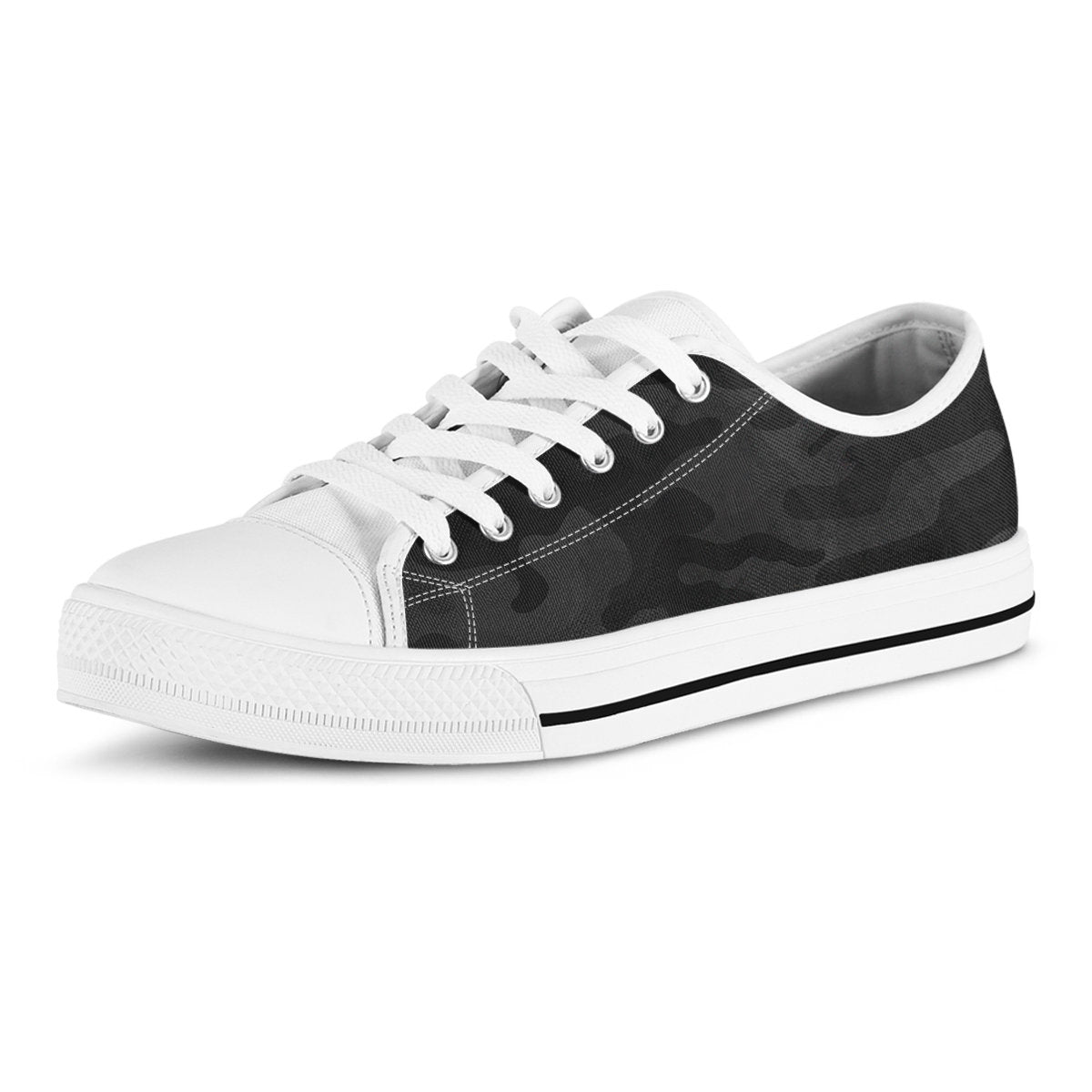 Dark Grey Camouflage Shoes