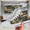 Army Green Camouflage High Top Shoes