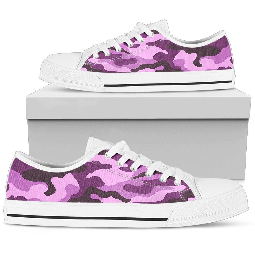 Purple Camouflage Shoes