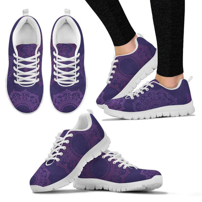 Purple Mandalas Sneakers