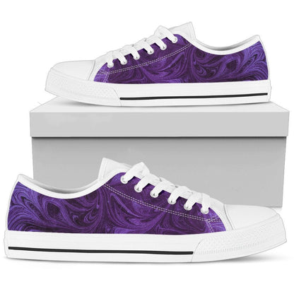 Purple Abstract Swirls Shoes