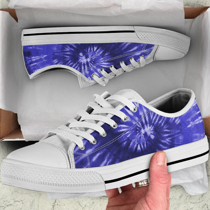 Purple Tie Dye Print Shoes