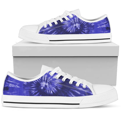 Purple Tie Dye Print Shoes