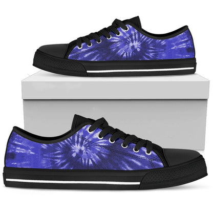 Purple Tie Dye Print Shoes