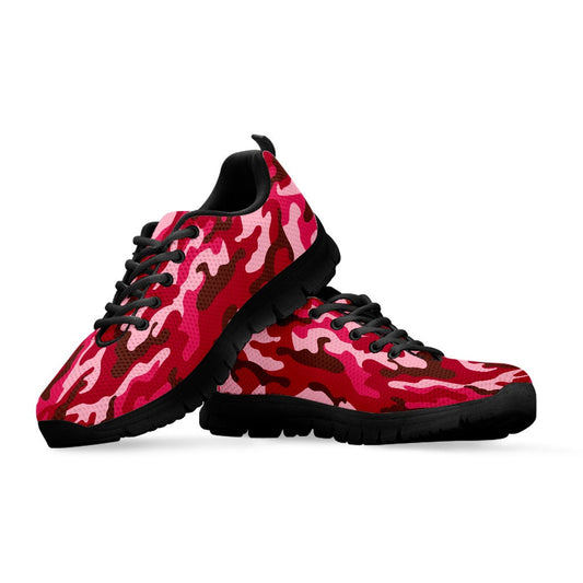 Red Camouflage Sneakers