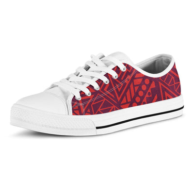 Red Tribal Polynesian Shoes