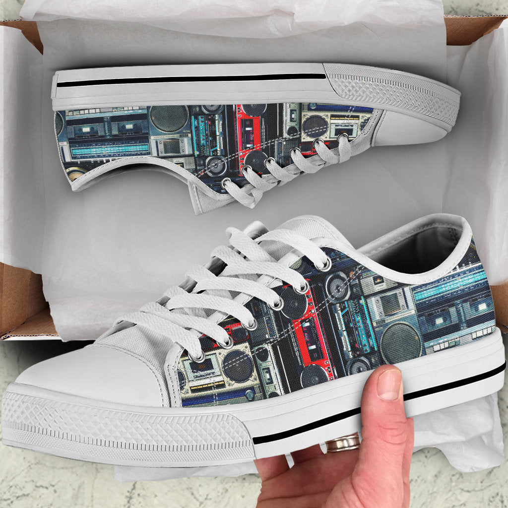 Vintage Boombox Stereos Shoes