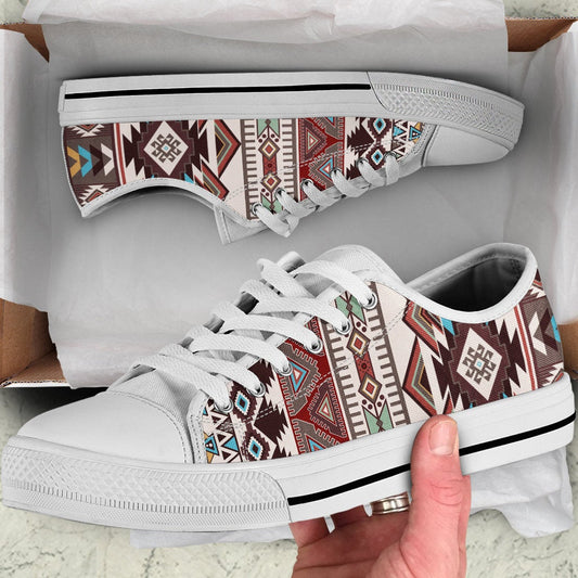 Brown Boho Aztec Shoes