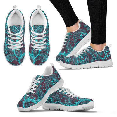 Light Green Teal Decor Sneakers