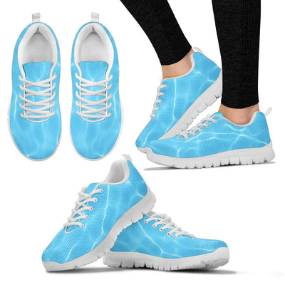 Light Blue Water Surface Sneakers