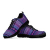 Purple Boho Stripes Sneakers