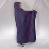 Purple Mandalas Hooded Blanket