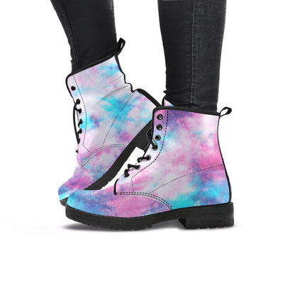 Blue & Pink Cotton Candy Womens Boots