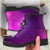 Pink & Purple Abstract Womens Boots