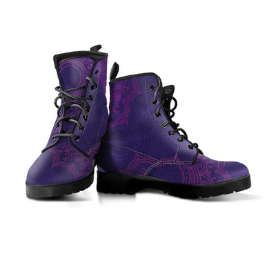 Purple Mandalas Womens Boots