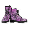 Pink & Purple Butterflies Decor Womens Boots