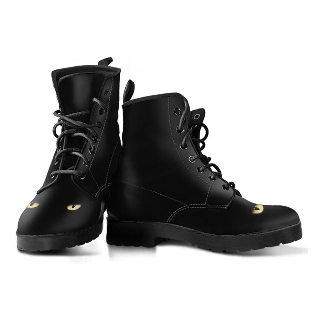 Black Cat Eyes Womens Boots